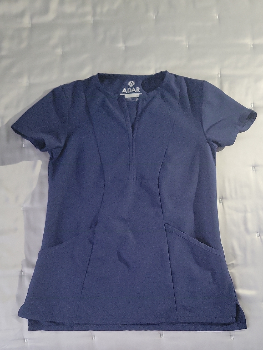 Adar Navy Medical Scrub Top XXS